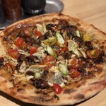 ◯鳥 別邸 - 心残りとアスパラのピザ