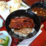 天米 - うな丼と天ぷらのセット