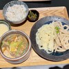 肉汁うどん 麦とろ 柳
