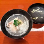 辻布紗 - ぐじと海老芋の椀物