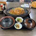角屋食堂 - ポークチャップ定食@1200