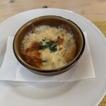 サンロクカフェ - オニオングラタンスープ
