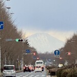 割烹 一の矢 - 日光男体山現る(°▽°)