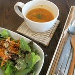 アオイクカフェ - スープ、サラダ♪