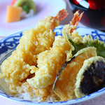 日本料理まつり - 料理写真:大海老天丼御膳