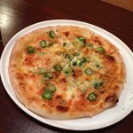 らびーた - アラカルト「メンタイ納豆おくらピザ」絶品！！