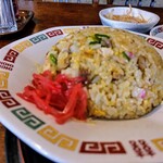 ラーメン工房 憩 - ラーメンとセットだが、他店全炒飯の量。旨いし！