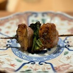 薪鳥新神戸 - 高原比内地鶏 ソリ 黄韮