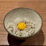 薪鳥新神戸 - 土鍋鶏そぼろご飯 卵