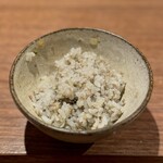 薪鳥新神戸 - 土鍋鶏そぼろご飯 そのまま