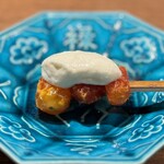 薪鳥新神戸 - ドライトマトの白和え