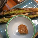 酒どこ べらぼう - 姫竹は味噌で頂きます。