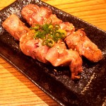 Okaichi - レバーレア焼き：塩。これ美味しすぎる！ヤバい！！