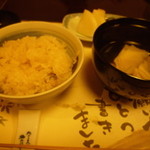 梅の花 - ごはんと汁物