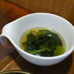 キッチン ブルー グローブ - 最後のスープ