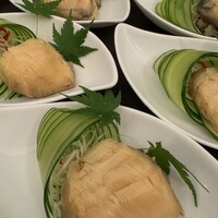 1.アワビの冷菜　２名様分