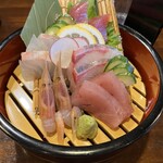 旬菜の味わい がら里 - 美味い刺し盛り