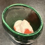 もちづき - フルーツトマト　玉ねぎのドレッシング