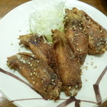 風来坊 - 2014.07 こちらの看板料理の手羽先（４５０円×２回）
