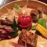 やっぱり素敵八寸　鱧の季節ですね〜