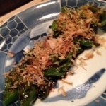 万願寺さん。こういうのがほっとします。