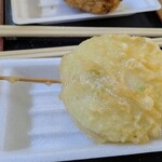 おさかな共和国 えびす丸 - 玉ねぎの天ぷら150円