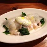 Hachihare - 三河湾 ヒラメのカルパッチョ ~マスカルポーネと伊豆のわさび~