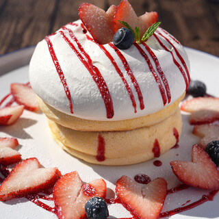 ふわふわプレミアムなスフレパンケーキ！！