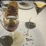 フランス料理 ル・クール - ソーテルヌと共にイチゴのヴァシュラン