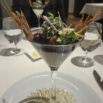 フランス料理 ル・クール - 菊芋のムースとエビのカクテル
