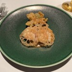 maison de foret - 舌平目のポワレ、ゴルゴンゾーラと蕗のとうのソース