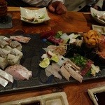 大塚 みや穂 - 刺身盛り合わせ（雲丹入り）