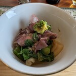 Karuizawa Ristorante Kobayashi - 菜の花とホタルイカのショートパスタ