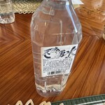 Karuizawa Ristorante Kobayashi - 最初提供的湧泉水瓶