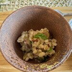 軽井沢リストランテ小林 - 大麦のサラダ