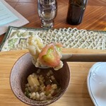 軽井沢リストランテ小林 - 大麦のサラダ