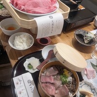 すき焼きと牛まぶし ももしき - 