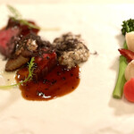 フレンチ ベイ・ビュー - 黒毛和牛フィレとフォアグラのポワレ　トリュフソース