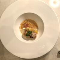 フレンチ ベイ・ビュー - セップ茸のクレームブリュレ　リードヴォーのフリカッセ