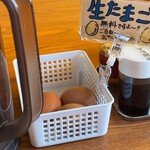 徳島ラーメン人生 - 生たまごは無料サービス