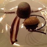 Jean-Georges Tokyo - フォンダンショコラとキャラメルアイス