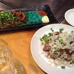 吉祥寺 じゅん粋 - 2014.6白レバ、イカ下足、龍神