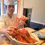 成生 - 大きなアカザエビ