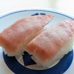 無添くら寿司 - 料理写真:ふり塩熟成中とろ 115円×2