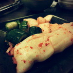 京松蘭 - キムチの盛り合わせも来るよ～