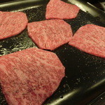 京松蘭 - 極上ロースの炙りは鹿児島県産。ホント極上だった。