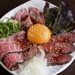 焼肉処 大翔苑 - 贅沢ユッケ等刺物も豊富です。