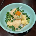 比内地鶏本格焼酎 海舟 - 首皮ポン酢