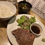 江戸堀BEEF - ランチステーキ200g1350円