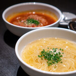 TRATT. USHIGORO - 冷麺 白   冷麺 赤